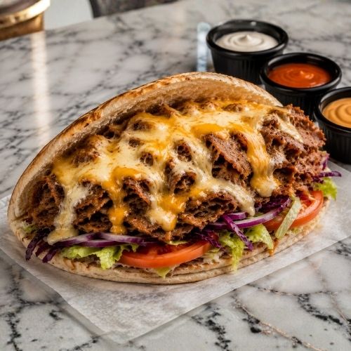 Cheesy Doner Kebab