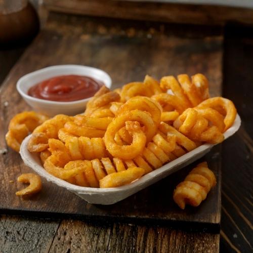 Curly Fries with Cheese