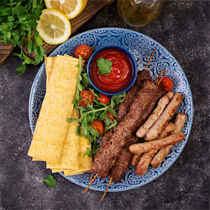 Mixed Kebab For 2