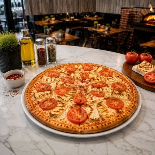 Halloumi Cheese Pizza
