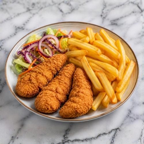 10 Pcs Chicken Strips with Chips