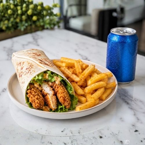 Chicken Strips Wrap Meal