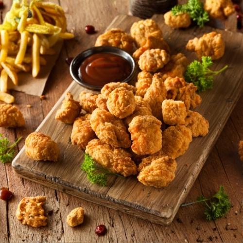 Chicken Popcorn with Chips