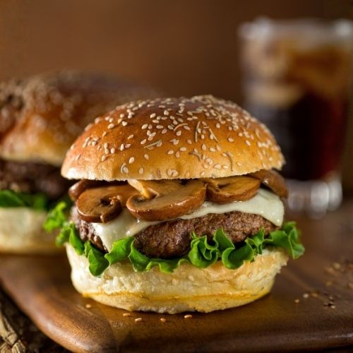 1/4 Mushroom  Burger