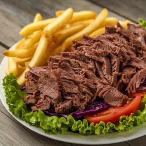 Mix Doner Meat and Potato Wedges