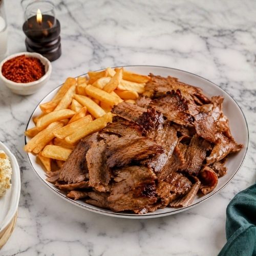 Mixed Doner Meat and Chips