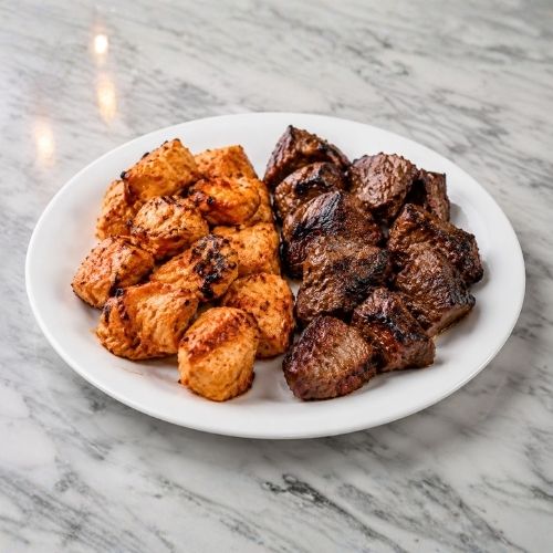 Chicken Shish and Lamb Shish